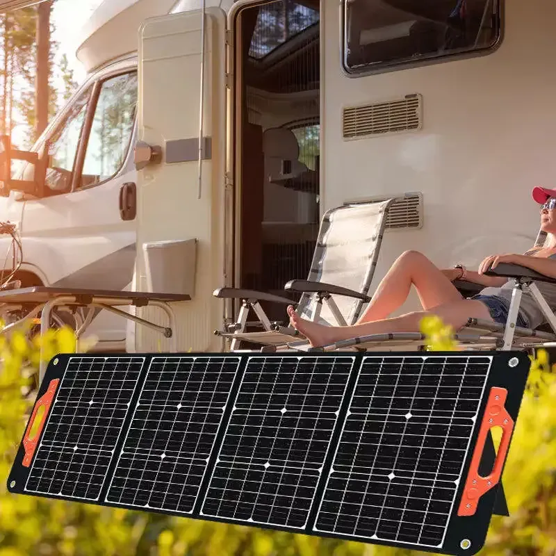 Solar Panel 200W - Faltbares Solarpanel 200W 18V Monokristallines Silizium