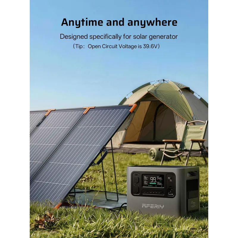 Solar Panel - Tragbares Solarmodul aus Monokristallinem Silizium, Faltbar,