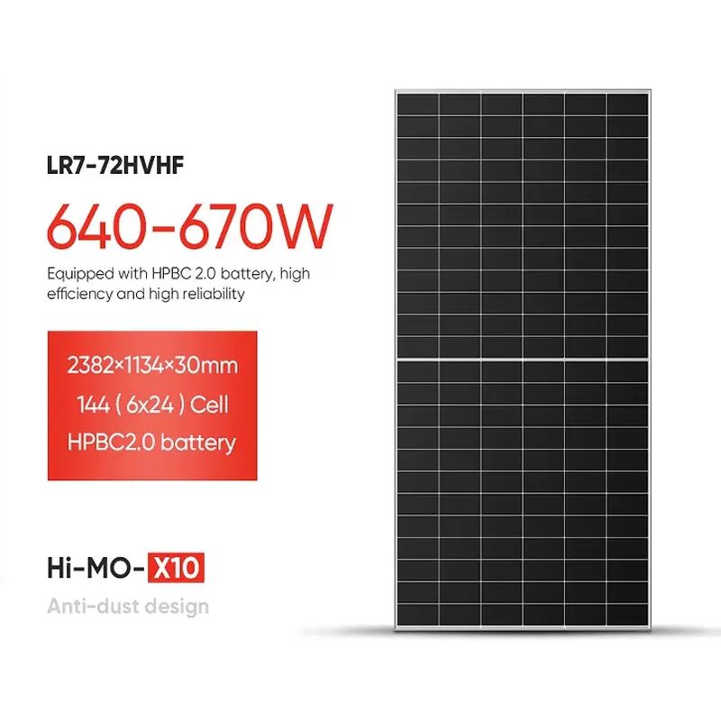 Solar Panel - 670W Solarmodul Hocheffizientes Monokristallines PV-Modul für