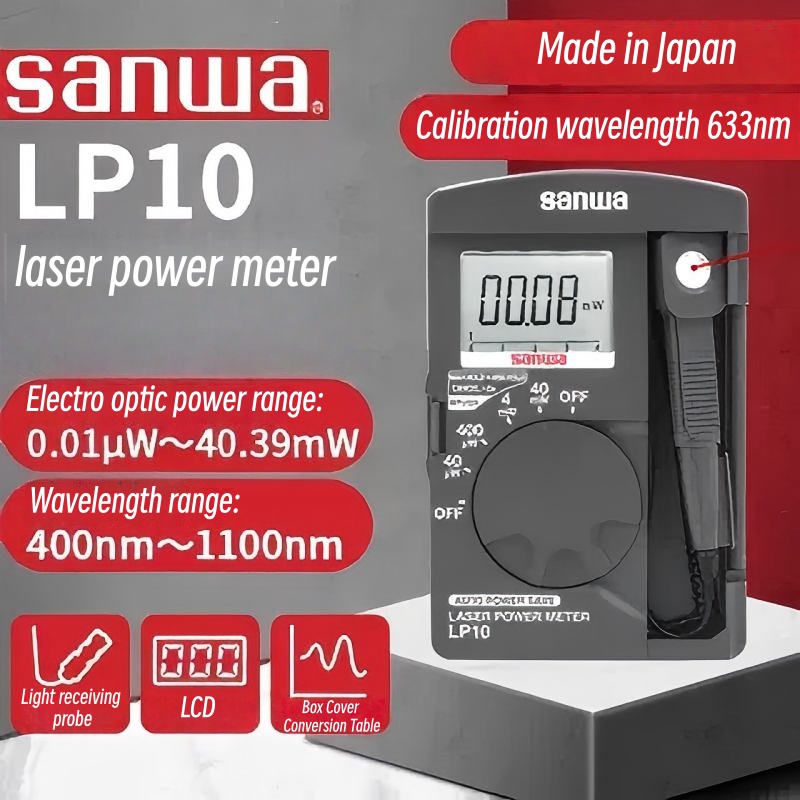 Energy Monitor Meter - Japan Sanwa LP10 Laserleistungsmesser – Taschenformat,