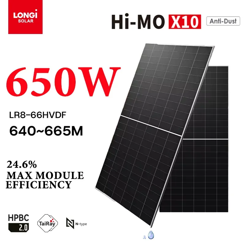 Für LONGi Hi-MOX10 650W Solarm – Solar Panel Bewertung und Preis